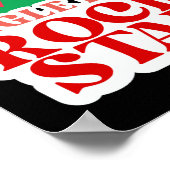 Jingle Bell Rock Star Black Christmas Toddler T Sh Poster (Hoek)