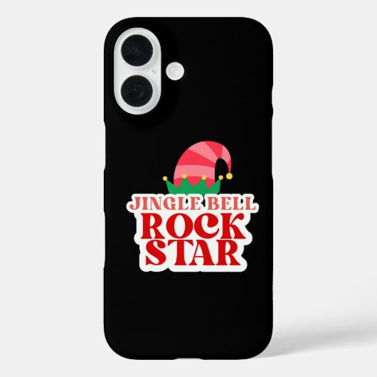 Jingle Bell Rock Star grafische kaart Case-Mate iPhone Case (Achterkant)