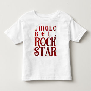 Jingle Bell Rock Star, Kerstmis Kinder Shirts
