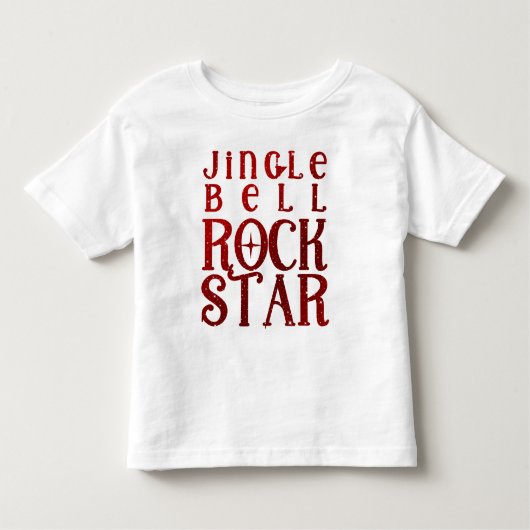 Jingle Bell Rock Star, Kerstmis Kinder Shirts (Voorkant)