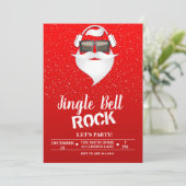 Jingle Bell Rock - Uitnodiging voor Kerstmis (Staand voorkant)