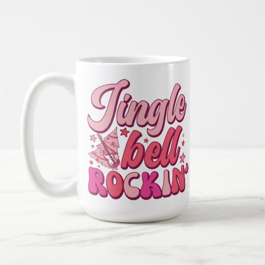 Jingle Bell Rockin' Christmas Drink koffie Mok (Links)