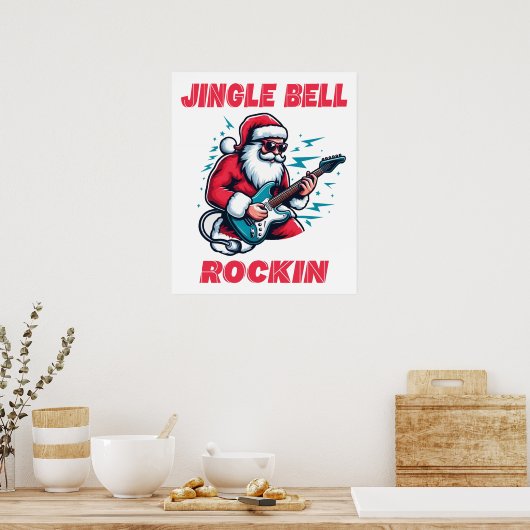 Jingle Bell Rockin Christmas Poster (Keuken)