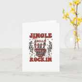 Jingle Bell Rockin Kaart (Gele Bloem)