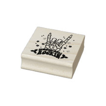 Jingle Bell Rockin Skelet Handstempel