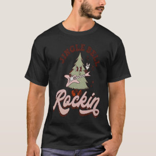 Jingle Bell Rockin Xmas Boom Groovy Retro Christma T-shirt