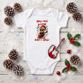 Jingle Bell Rockstar Kerstmis Romper