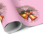 Jingle Bell Tree: Positieve energie T-shirt ontwer Cadeaupapier (Rol Hoek)