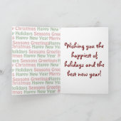Jingle Belle Joy Card Feestdagen Kaart (Binnen)
