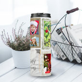 Jingle Bells 5 Fotocollage Goud Wit Eclectisch Thermosbeker