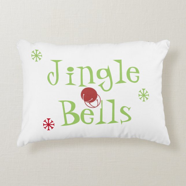 Jingle Bells accent kussen (Voorkant)