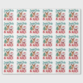 Jingle Bells ADLS Ergotherapie OT Rendier Cadeaupapier (Vlak)