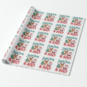 Jingle Bells ADLS Occupational Therapy OT Reindeer Cadeaupapier (Uitgerold)