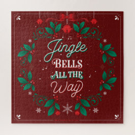 Jingle Bells all the Way Kerstpuzzle (20x20) Legpuzzel