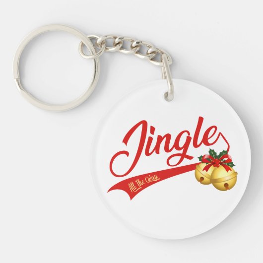 Jingle Bells Allerwegen Sleutelhanger (Voorkant)