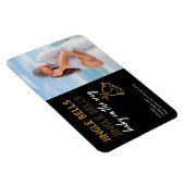 Jingle Bells Baby op Way Kerstfoto Magneet (Rechterzijde)