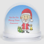 Jingle Bells beroemd gemaakt door Santa Claus Sneeuwbol (Voorkant)