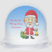 Jingle Bells beroemd gemaakt door Santa Claus Sneeuwbol (Achterkant)