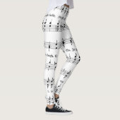 Jingle Bells Bladmuziek leggings (Rechts)