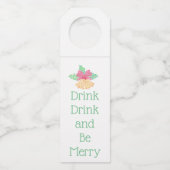 Jingle Bells Bottle Label door Sue Weidlich (Voorkant)