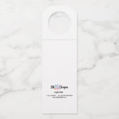 Jingle Bells Bottle Label door Sue Weidlich (Achterkant)