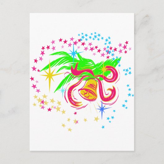 Jingle Bells Briefkaart (Voorkant)