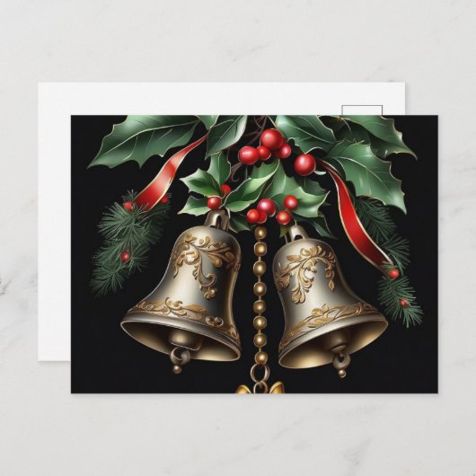  jingle bells briefkaart (Voorkant / Achterkant)