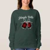 Jingle Bells & Buffalo Pset Kerstmis Bell Modern Trui (Voorkant)