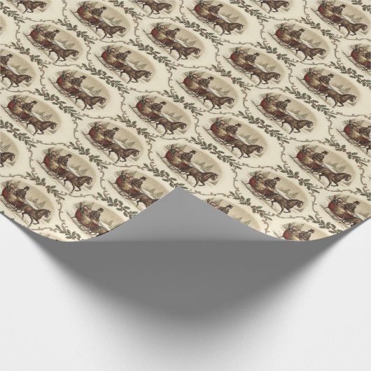 Jingle Bells Cadeaupapier (Hoek)