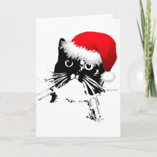 "Jingle Bells" Cat Christmas Kaart