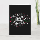 Jingle Bells Christmas Design For Men Women, Boys, Kaart (Voorkant)