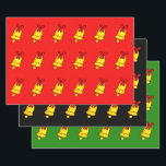 Jingle Bells Christmas Wrapping Paper - Xmas<br><div class="desc">Deck je cadeaus met feestelijke juichen met behulp van deze Jingle Bells Christmas wrapping papier! Ideaal voor cadeaus, vakantiegangers of liefhebbers van kerstmuziek. Beschikt over speelse bel design die perfect combineren met kerstverlichting of Santa Claus slee thema's. Geliefd om zijn fancy maar leuke patronen, ideaal voor vrolijke kerstcadeaus of kerstfeestjes....</div>