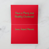 Jingle Bells Covid-19 Smells Feestdagen Kaart (Binnen)