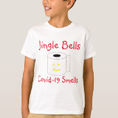 Jingle Bells, Covid-19 Smells T-shirt (Voorkant)