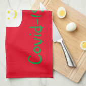 Jingle Bells Covid-19 Smells Theedoek (Quarter Fold)