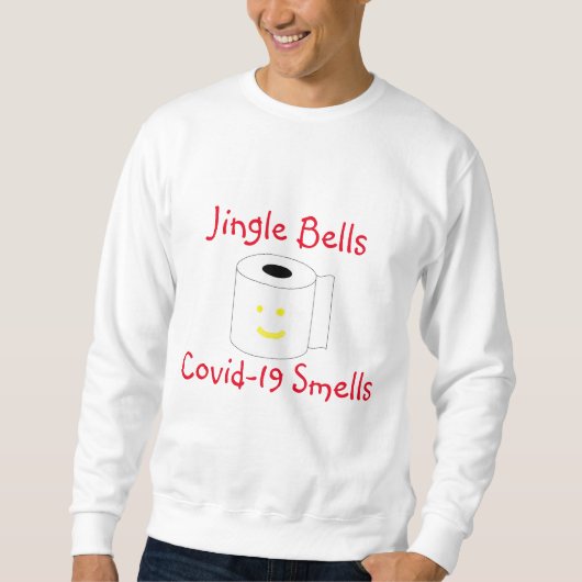 Jingle Bells Covid-19 Smells Trui (Voorkant)