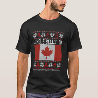 Jingle Bells de grappige Canadese lelijke trui Chr T-shirt