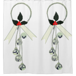 Jingle Bells douchegordijn