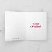 Jingle Bells en rendiergeuren Feestdagen Kaart (Binnen)