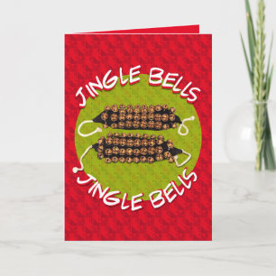 Jingle Bells. Feestdagen Kaart