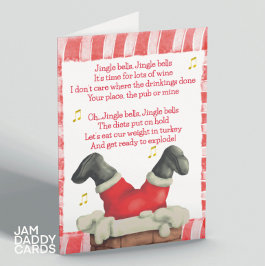 Jingle Bells Feestdagen Kaart