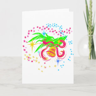 Jingle Bells Feestdagen Kaart