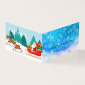 Jingle Bells Funny Quote White Text Kaart (Buitenkant)