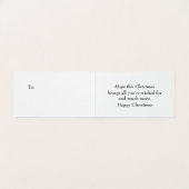 Jingle Bells Funny Quote White Text Kaart (Binnenkant ongevouwen)