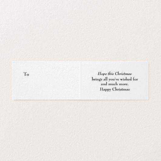 Jingle Bells Funny Quote White Text Kaart (Binnenkant ongevouwen)