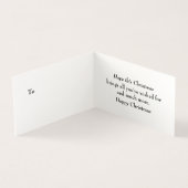 Jingle Bells Funny Quote White Text Kaart (Binnen)