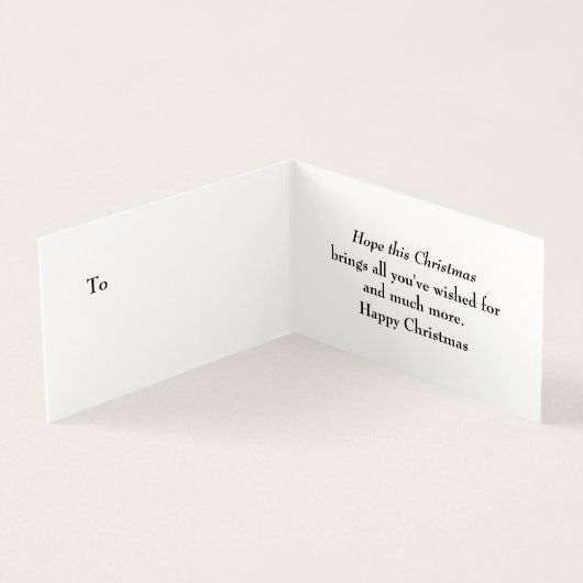 Jingle Bells Funny Quote White Text Kaart (Binnen)