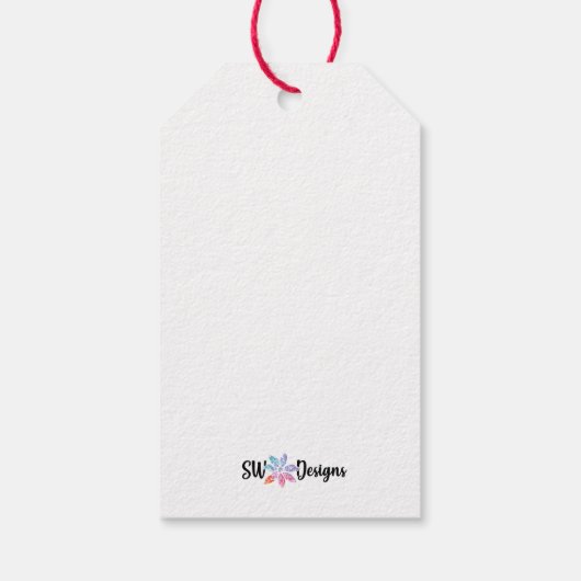 Jingle Bells Gift Labels van Sue Weidlich Cadeaulabel (Achterkant)