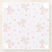 Jingle Bells Glazen Onderzetter (Achterkant)