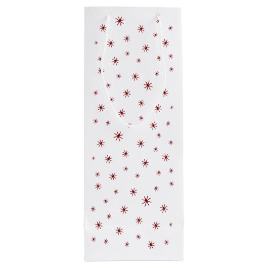 Jingle Bells Grappig Kerstcitaat Wijn Cadeautas (Achterkant)